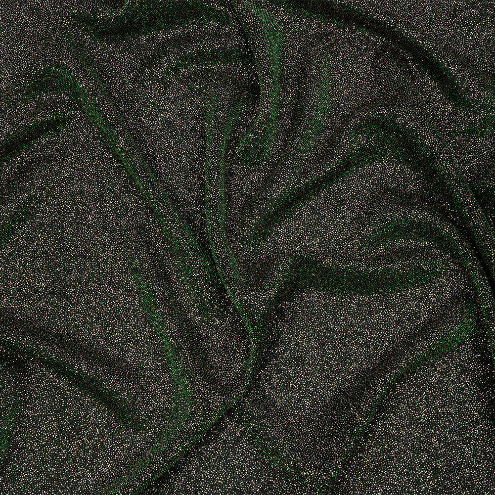 Nylon Knit with All-Over Glitter - Green - Sun Streams Collection Nylon Knit with All-Over Glitter - Green - Sun Streams Collection