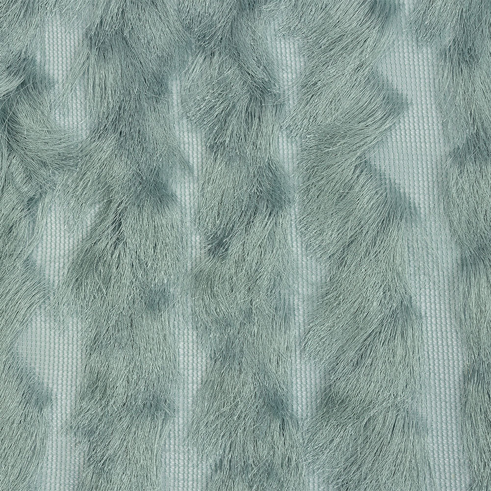 Dusty Green Zig Zag Fringe Mesh Dusty Green Zig Zag Fringe Mesh