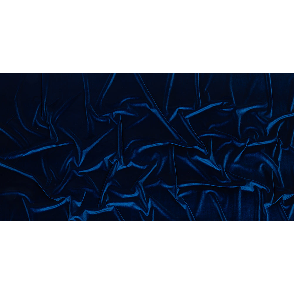 Stretch Polyester Velour - Royal Blue Full Stretch Polyester Velour - Royal Blue Full