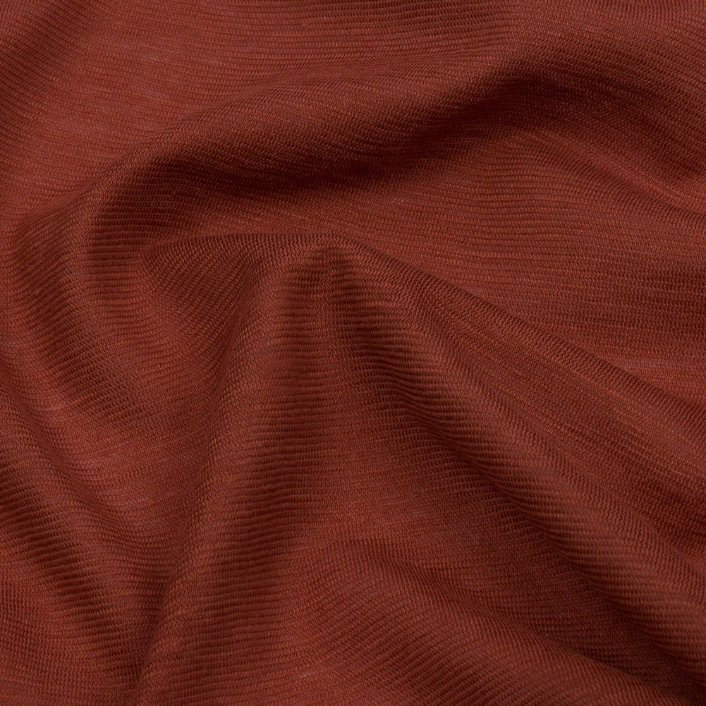 Terracotta Lightweight Cotton Jersey Detail Terracotta Lightweight Cotton Jersey Detail