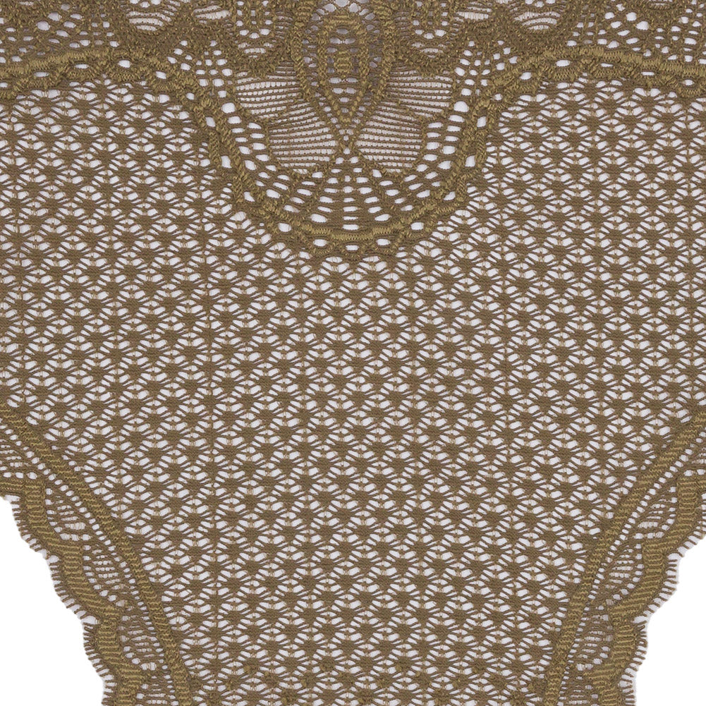 Moss Stretch Lace Panty Trim Panel - 10.25" x 14.25" Detail Moss Stretch Lace Panty Trim Panel - 10.25" x 14.25" Detail