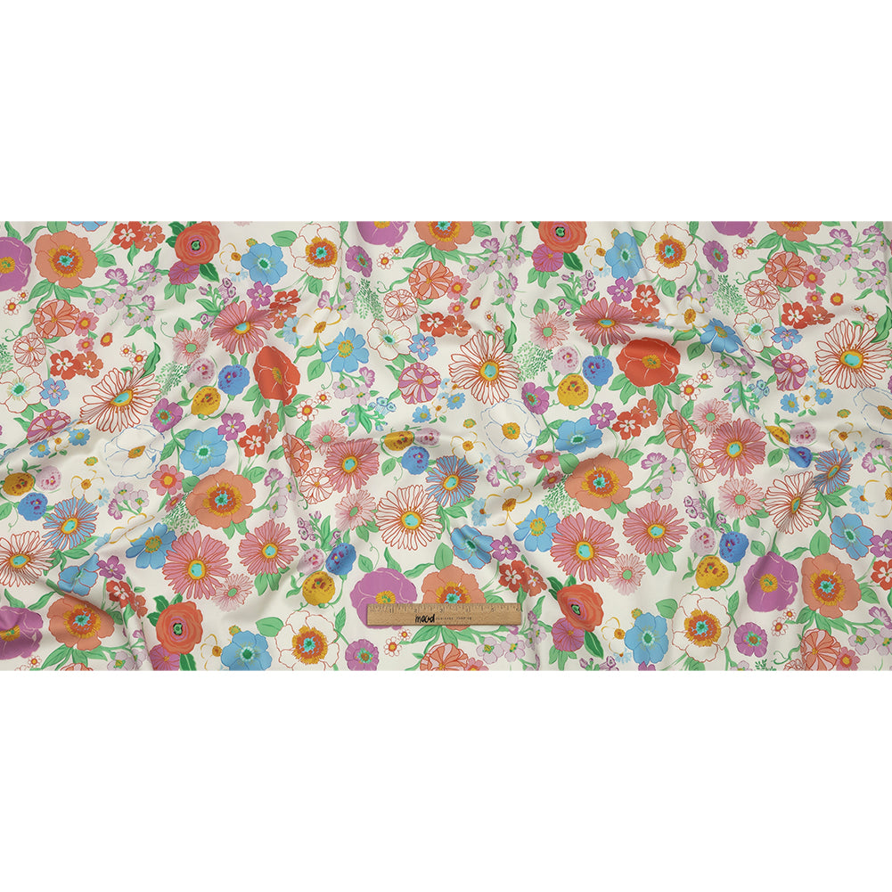 Mood Exclusive Pink Wonderblooms Stretch Cotton Sateen Mood Exclusive Pink Wonderblooms Stretch Cotton Sateen