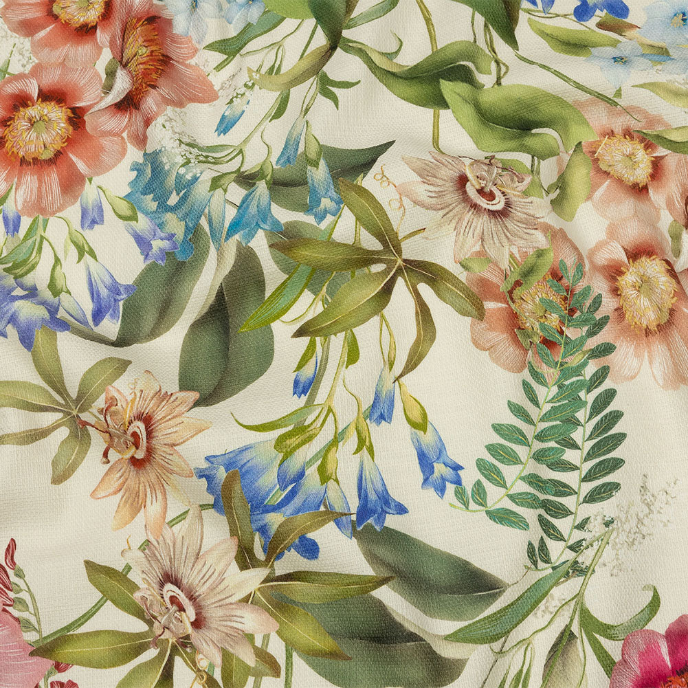 Mood Exclusive Cream Florist's Cuttings Stretch Cotton Woven Mood Exclusive Cream Florist's Cuttings Stretch Cotton Woven