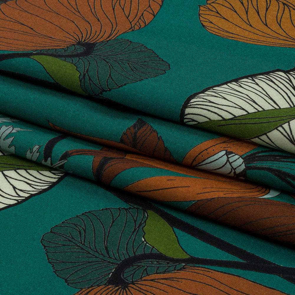 Mood Exclusive Jade How Gardens Grow Viscose Woven Mood Exclusive Jade How Gardens Grow Viscose Woven