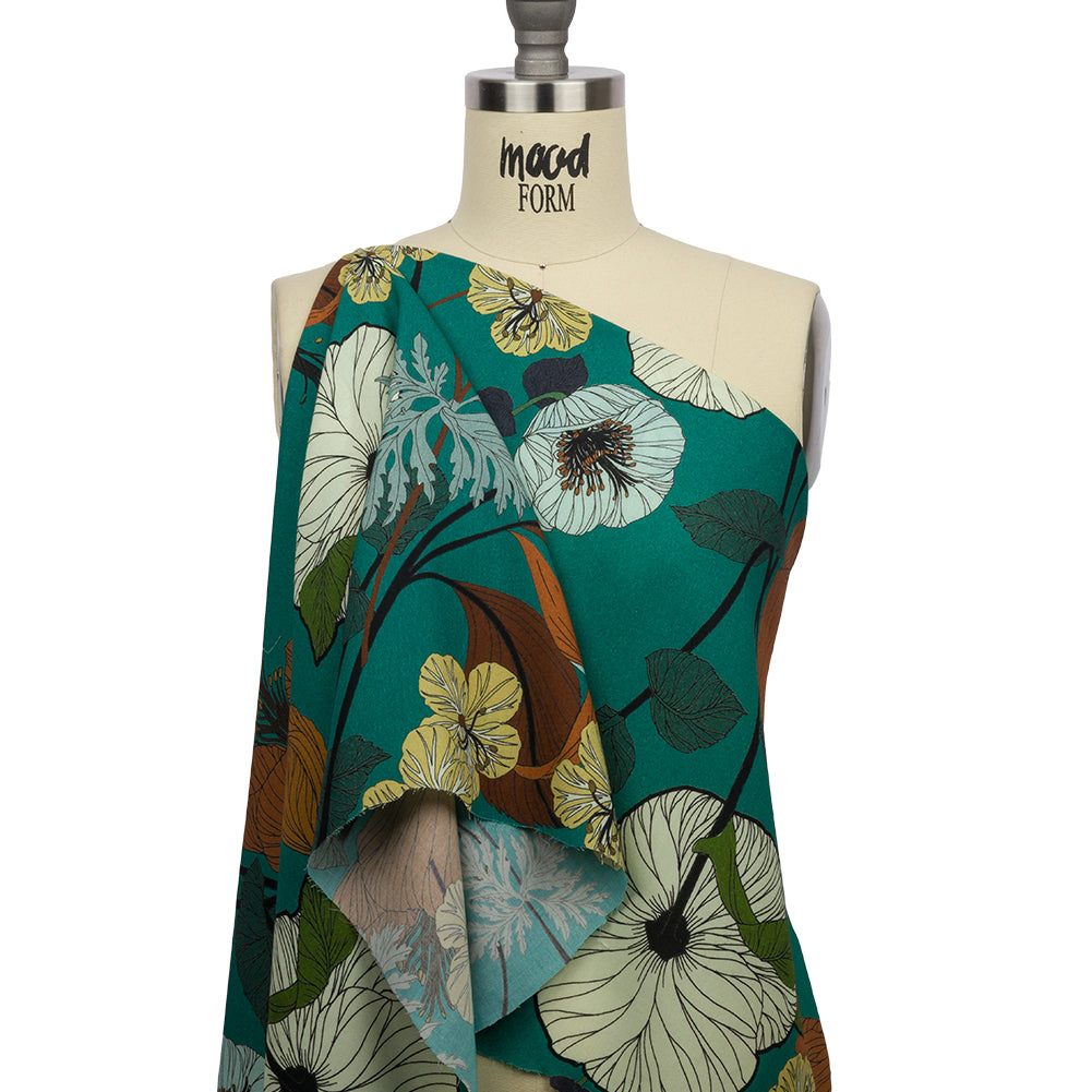Mood Exclusive Jade How Gardens Grow Viscose Woven Mood Exclusive Jade How Gardens Grow Viscose Woven