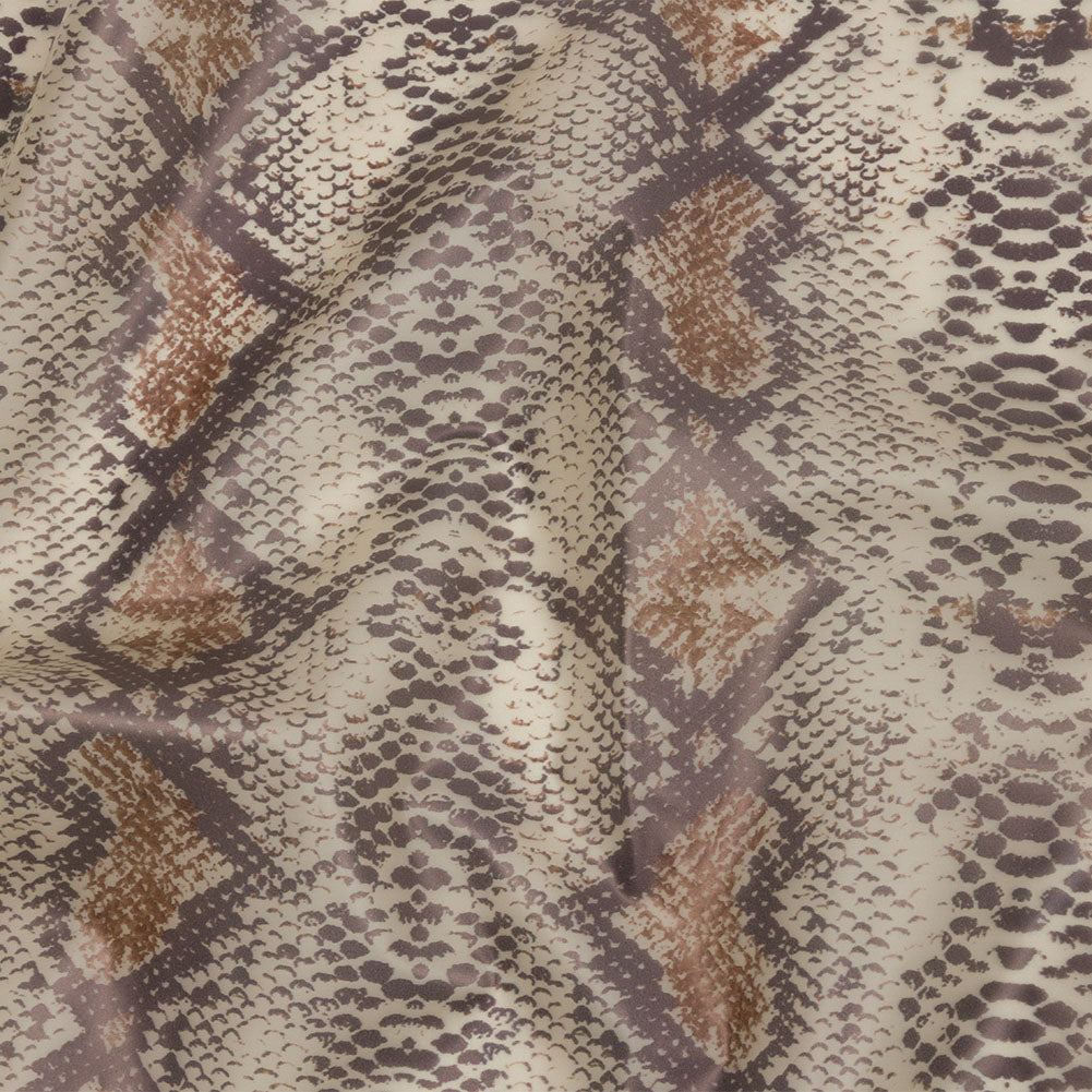 Greige and Brown Snakeskin Translucent Vinyl Greige and Brown Snakeskin Translucent Vinyl