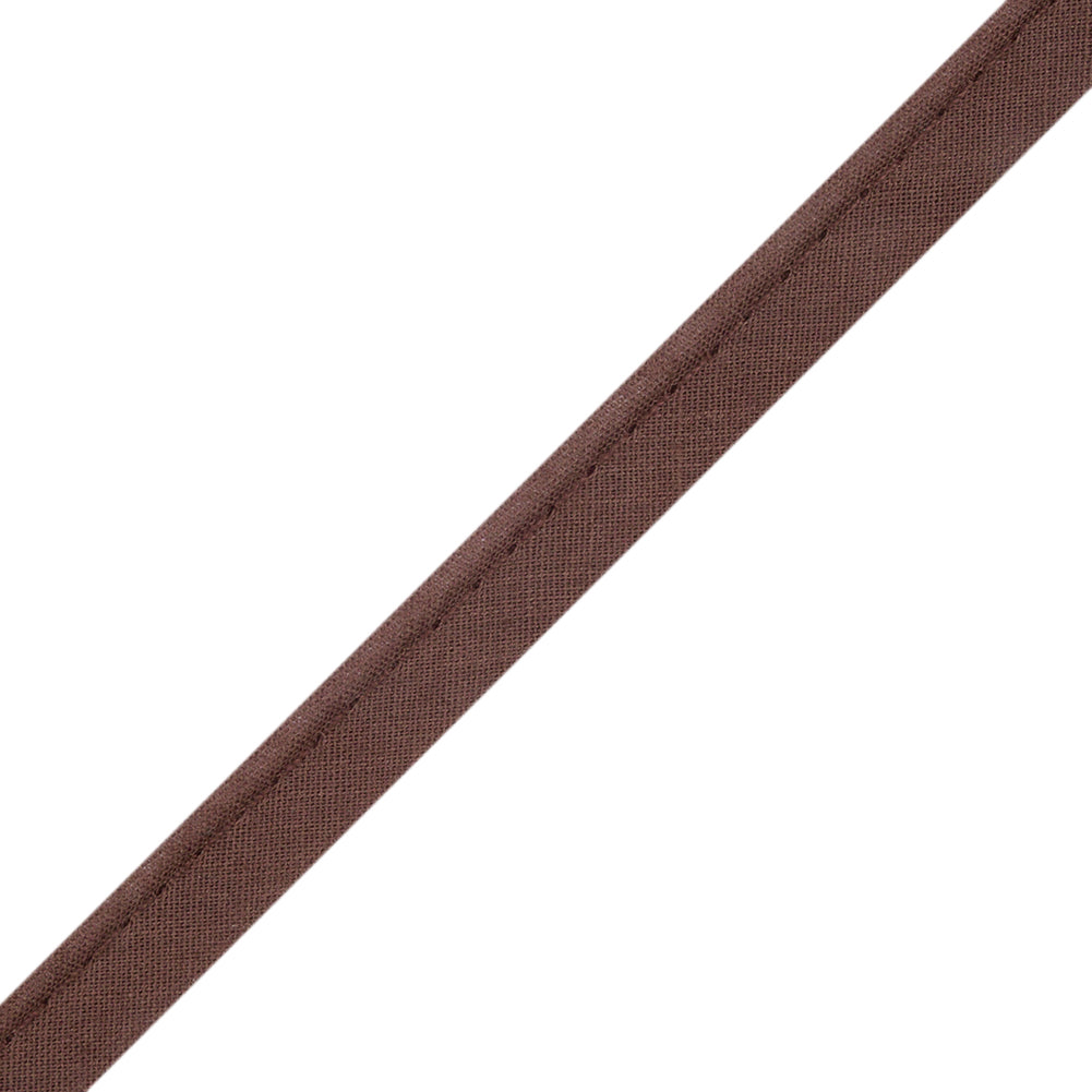Pepper French Chestnut Cotton Blend Piping - 10mm Pepper French Chestnut Cotton Blend Piping - 10mm