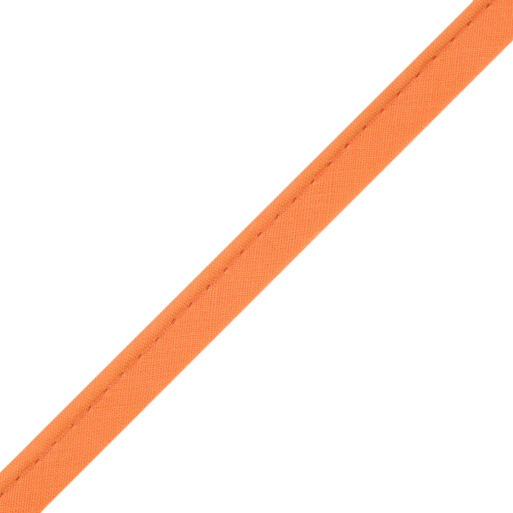 Pepper French Orange Cotton Blend Piping - 10mm Pepper French Orange Cotton Blend Piping - 10mm
