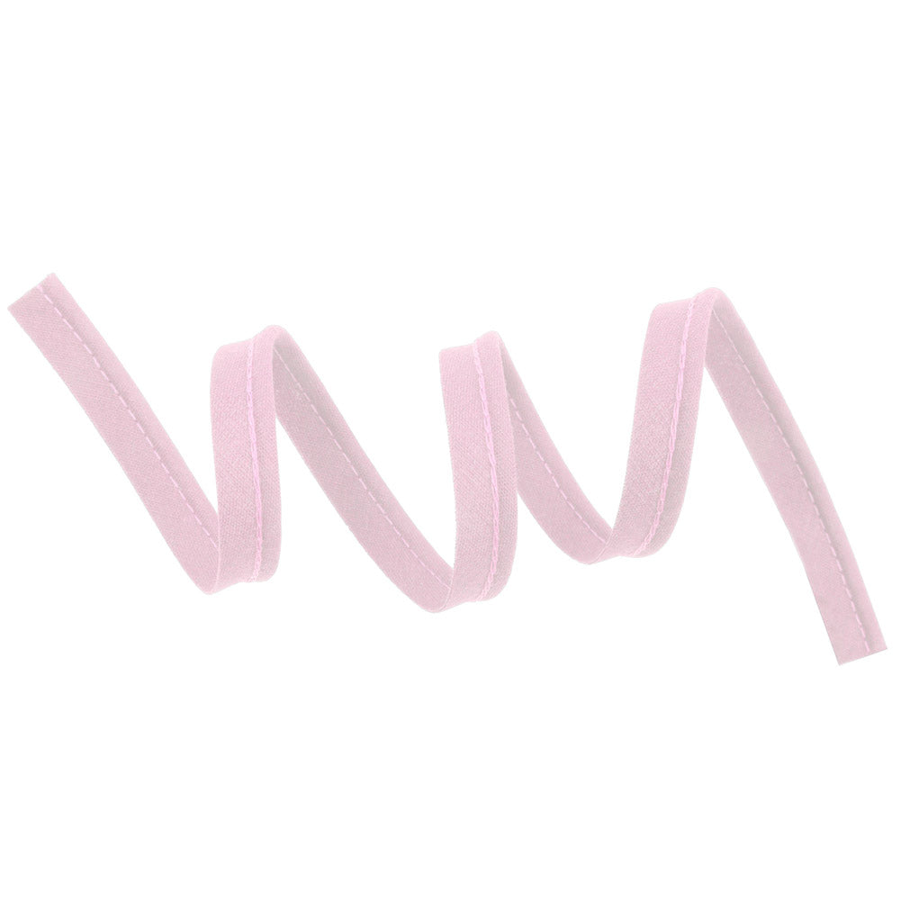 Pepper French Baby Pink Cotton Blend Piping - 10mm Detail Pepper French Baby Pink Cotton Blend Piping - 10mm Detail