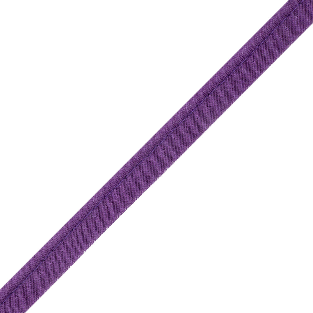 Pepper French Purple Cotton Blend Piping - 10mm Pepper French Purple Cotton Blend Piping - 10mm