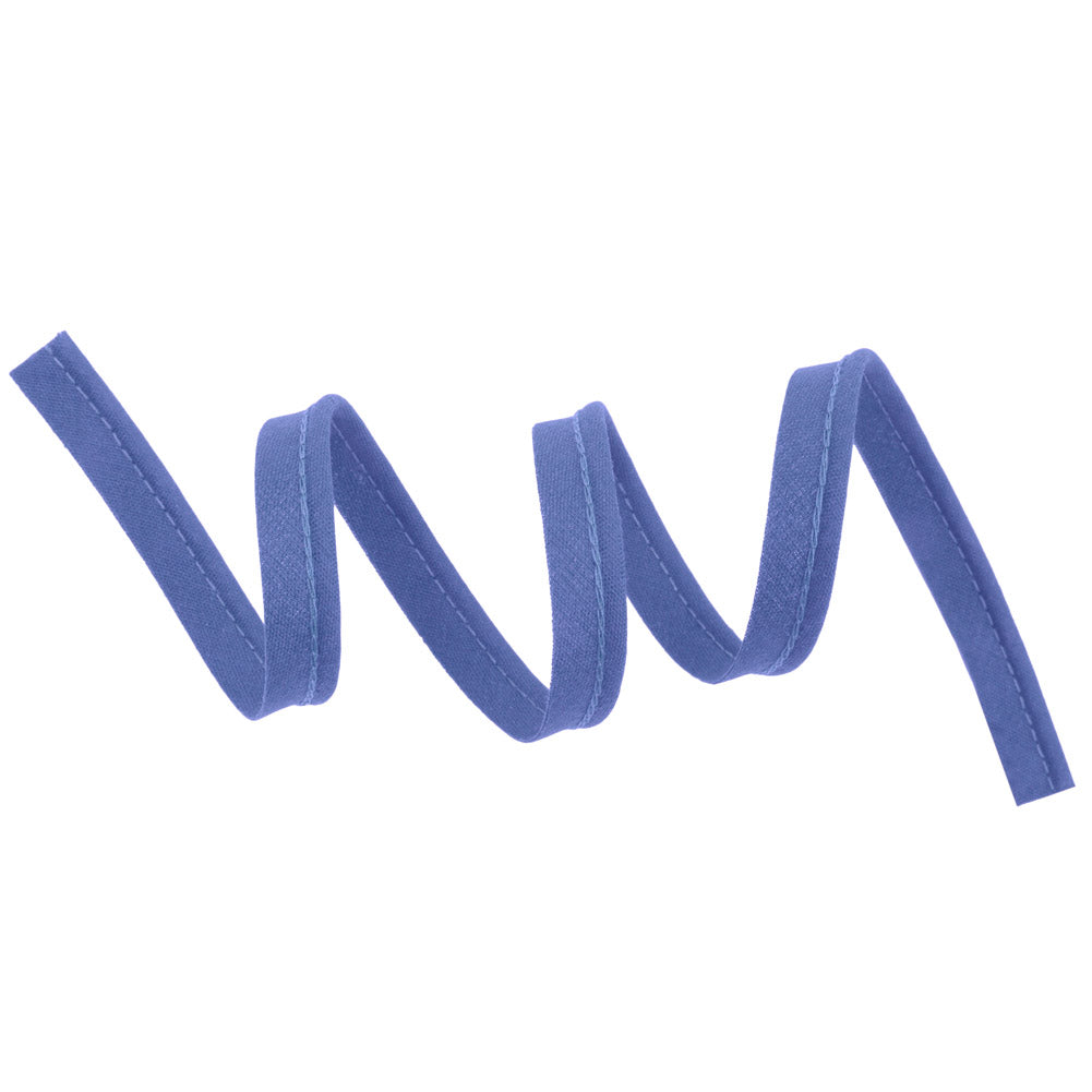 Pepper French Indigo Cotton Blend Piping - 10mm Detail Pepper French Indigo Cotton Blend Piping - 10mm Detail