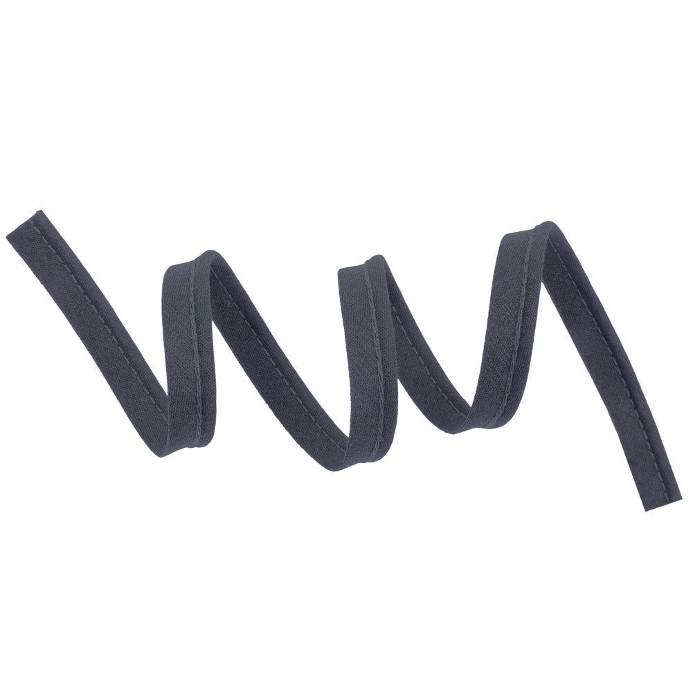 Pepper French Periscope Cotton Blend Piping - 10mm Detail Pepper French Periscope Cotton Blend Piping - 10mm Detail