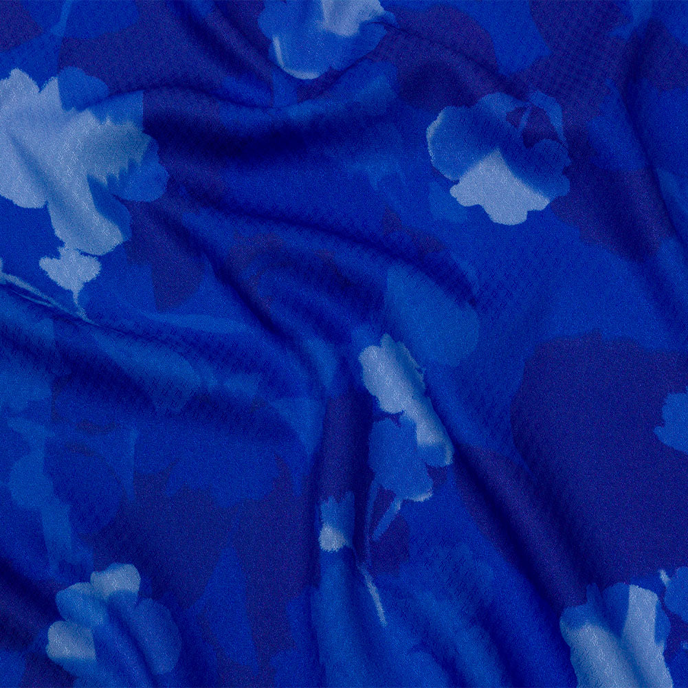 Sustainable Viscose Floral Jacquard Print - Blue Soft Florals - Mood Exclusive Gogh Far Sustainable Viscose Floral Jacquard Print - Blue Soft Florals - Mood Exclusive Gogh Far