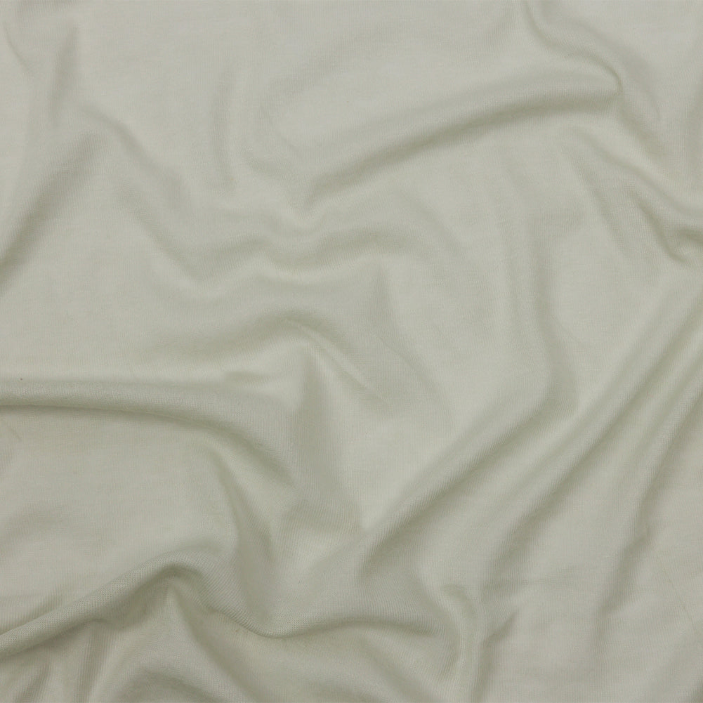 Famous Designer Light Mint Viscose and Cotton Lightweight Interlock Knit Famous Designer Light Mint Viscose and Cotton Lightweight Interlock Knit
