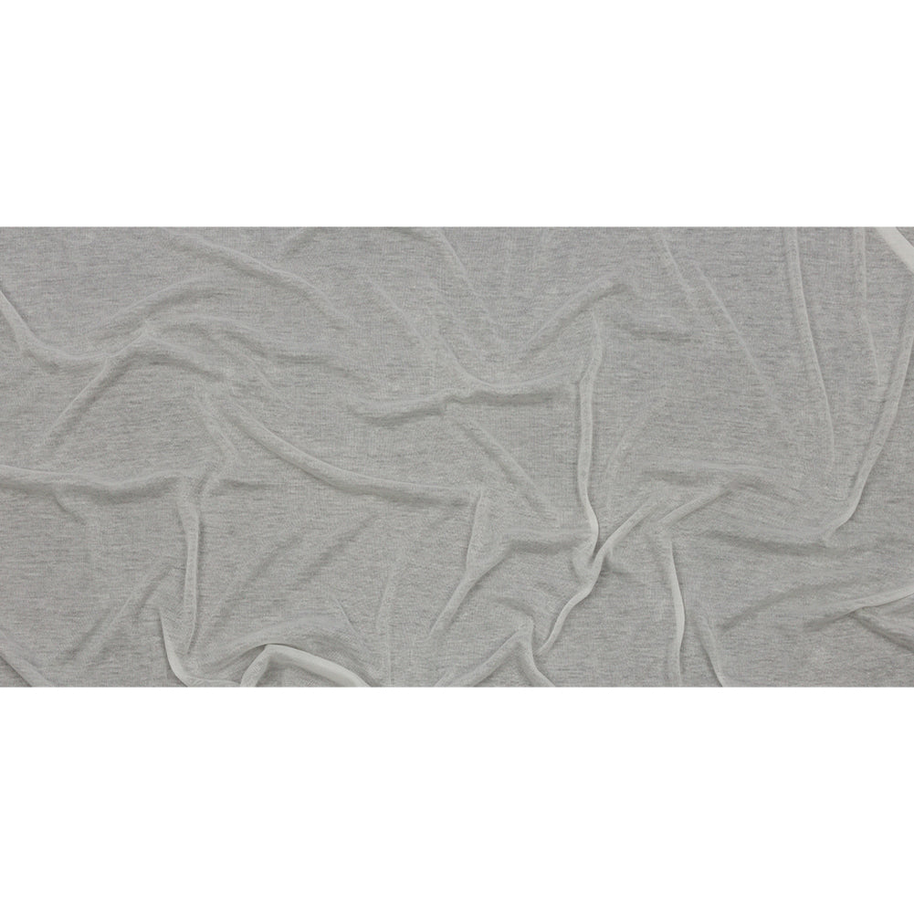 Famous Designer Off White Viscose and Cotton Lightweight Interlock Knit Full Famous Designer Off White Viscose and Cotton Lightweight Interlock Knit Full