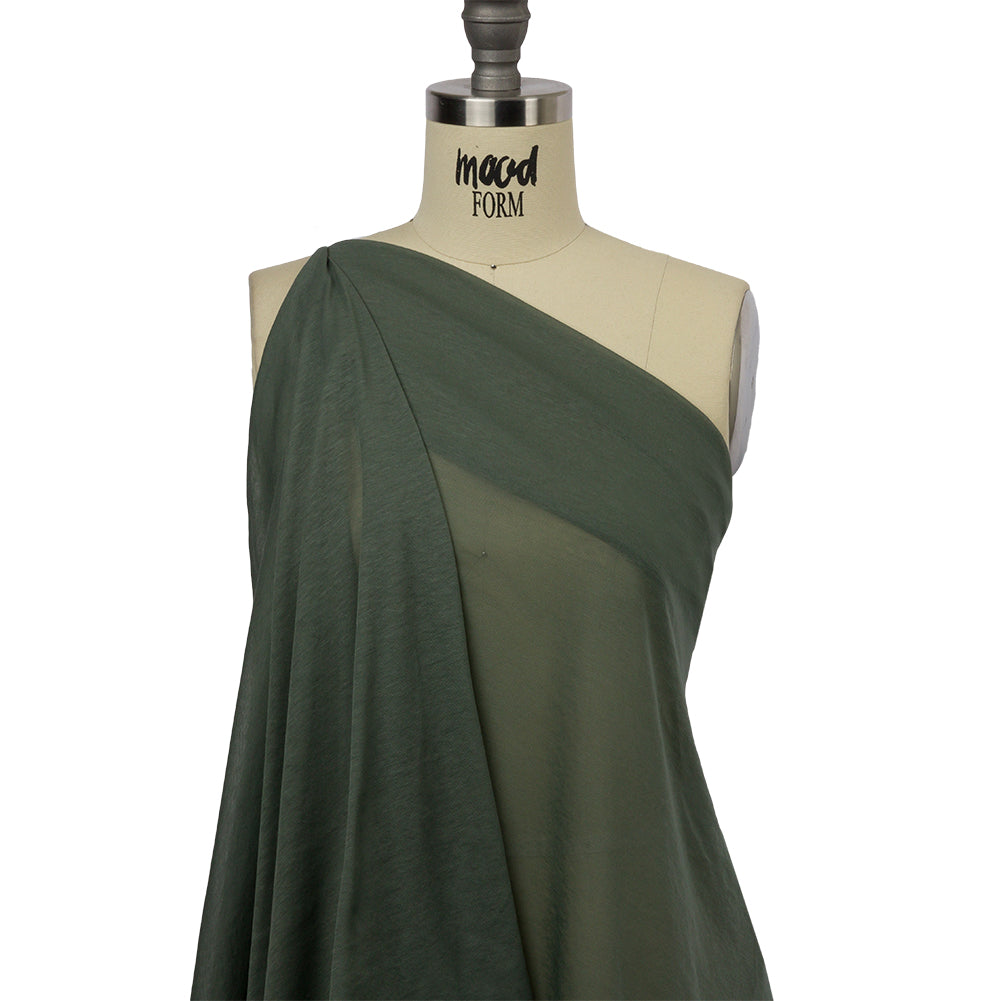 Famous Designer Eucalyptus Featherweight Cotton Jersey Drape Famous Designer Eucalyptus Featherweight Cotton Jersey Drape