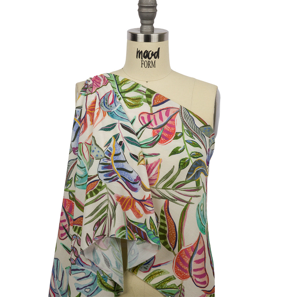Mood Exclusive White Spring Fling Dream Gauzy Viscose Crepe Detail Mood Exclusive White Spring Fling Dream Gauzy Viscose Crepe Detail