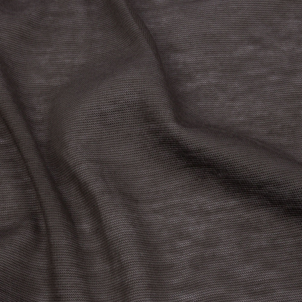 Famous Designer Dark Gray Featherweight Cotton Jersey Detail Famous Designer Dark Gray Featherweight Cotton Jersey Detail