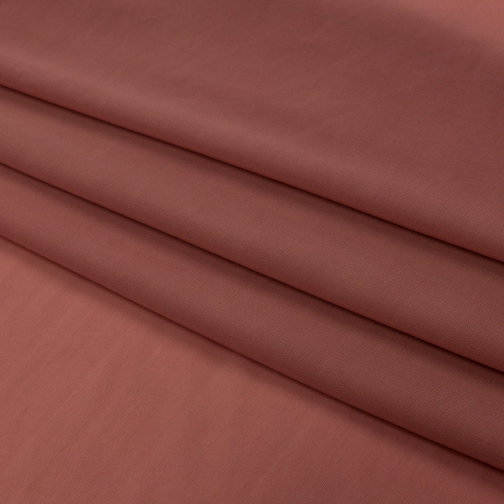 Famous Designer Light Rust Stretch Cupro Jersey Folded Famous Designer Light Rust Stretch Cupro Jersey Folded