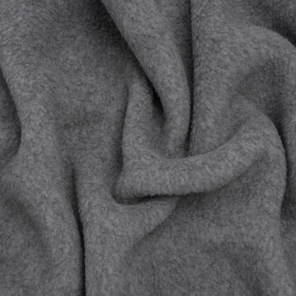 Double Faced Plush Fleece - Heathered Gray - Deadstock Double Faced Plush Fleece - Heathered Gray - Deadstock