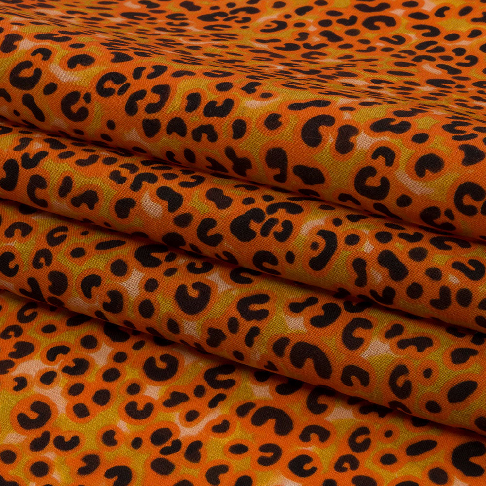 Mood Exclusive Cheetah Bliss Viscose Shirting - Folded Mood Exclusive Cheetah Bliss Viscose Shirting - Folded