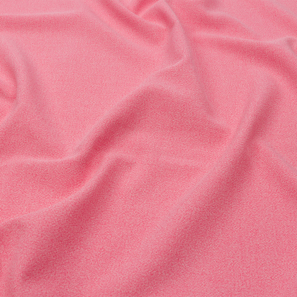 Heathered Hot Pink Cationic Polyester Stretch Twill Heathered Hot Pink Cationic Polyester Stretch Twill
