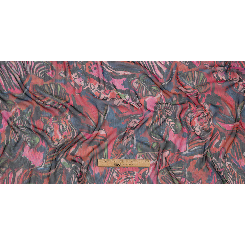 Mood Exclusive Blending Beasts Crinkled Polyester Chiffon Full Mood Exclusive Blending Beasts Crinkled Polyester Chiffon Full