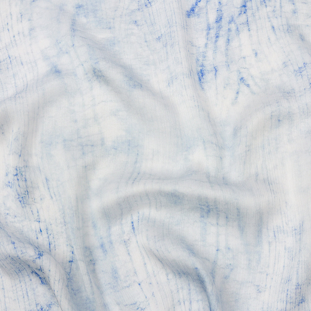 Mood Exclusive Whispering Woods Crinkled Polyester Charmeuse Mood Exclusive Whispering Woods Crinkled Polyester Charmeuse