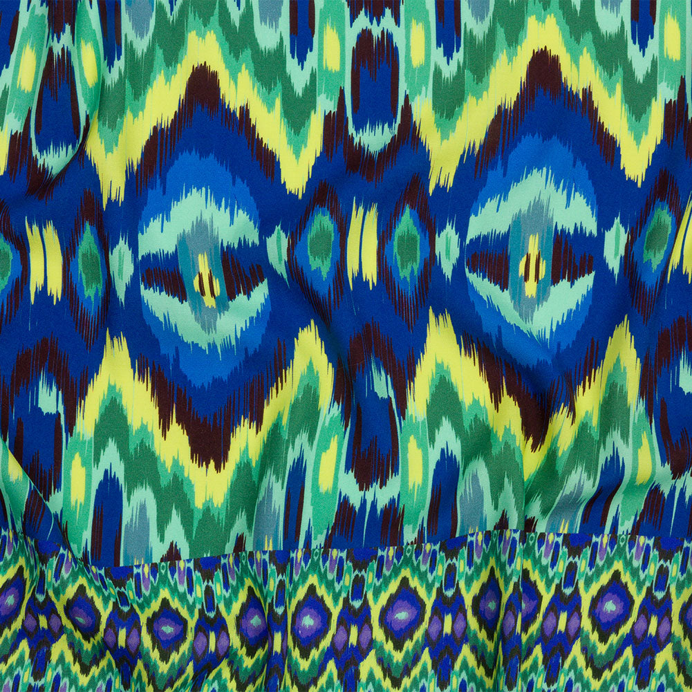 Mood Exclusive Peacock Parade Stretch Sustainable Rayon Batiste Mood Exclusive Peacock Parade Stretch Sustainable Rayon Batiste