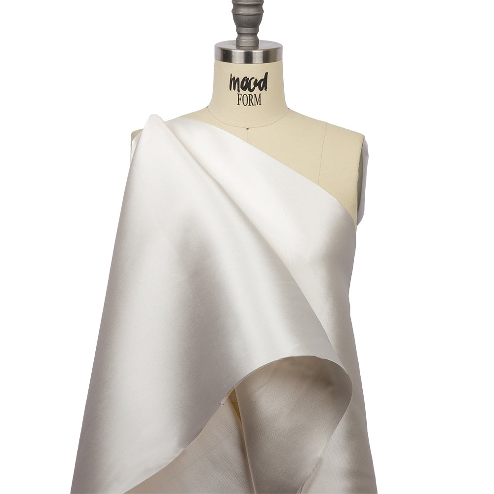 Polyester Mikado - Ivory - Nicolette Collection Polyester Mikado - Ivory - Nicolette Collection