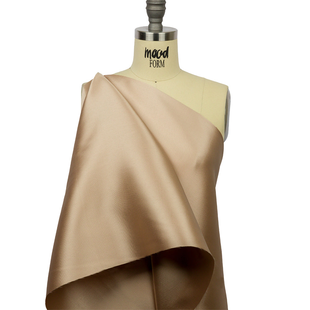 Polyester Mikado - Sand - Nicolette Collection - Drape Polyester Mikado - Sand - Nicolette Collection - Drape