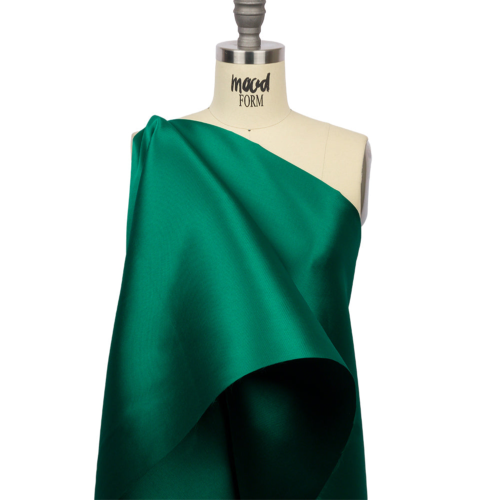 Polyester Mikado - Green - Nicolette Collection Detail Polyester Mikado - Green - Nicolette Collection Detail