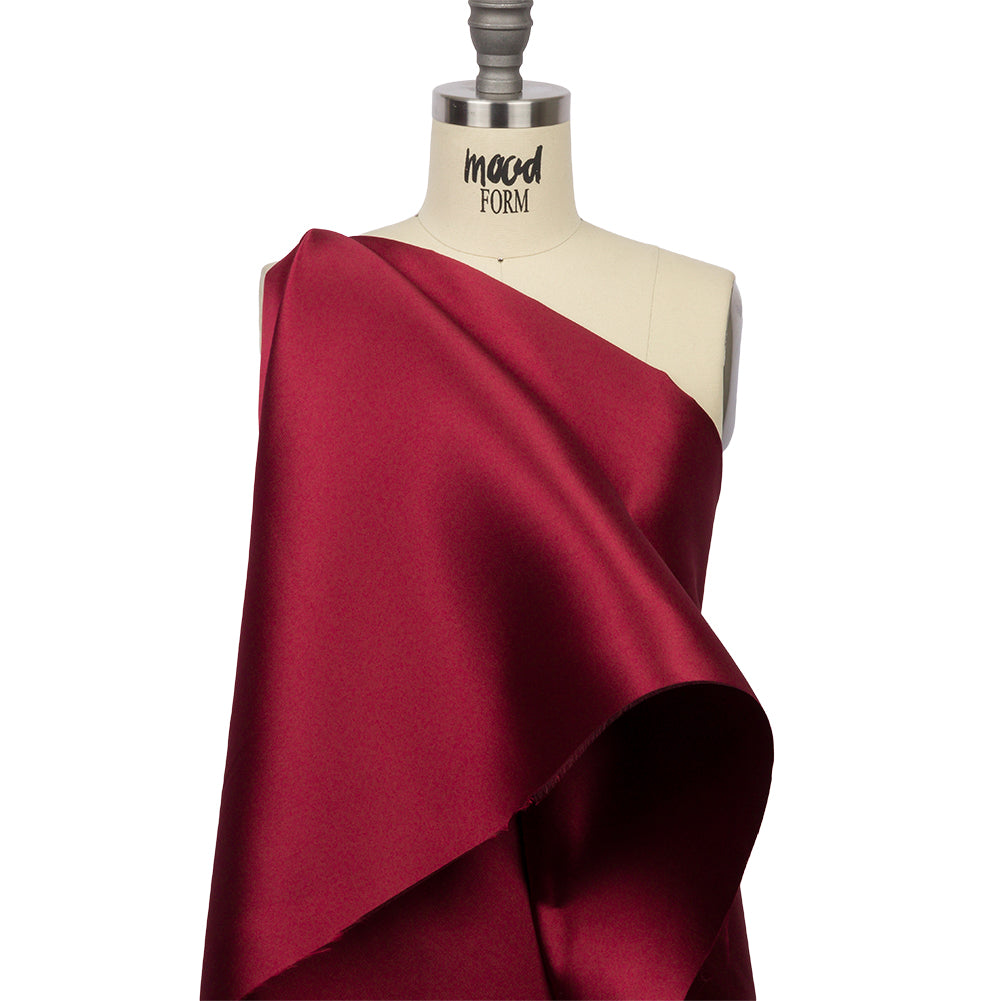 Polyester Mikado - Wine - Nicolette Collection