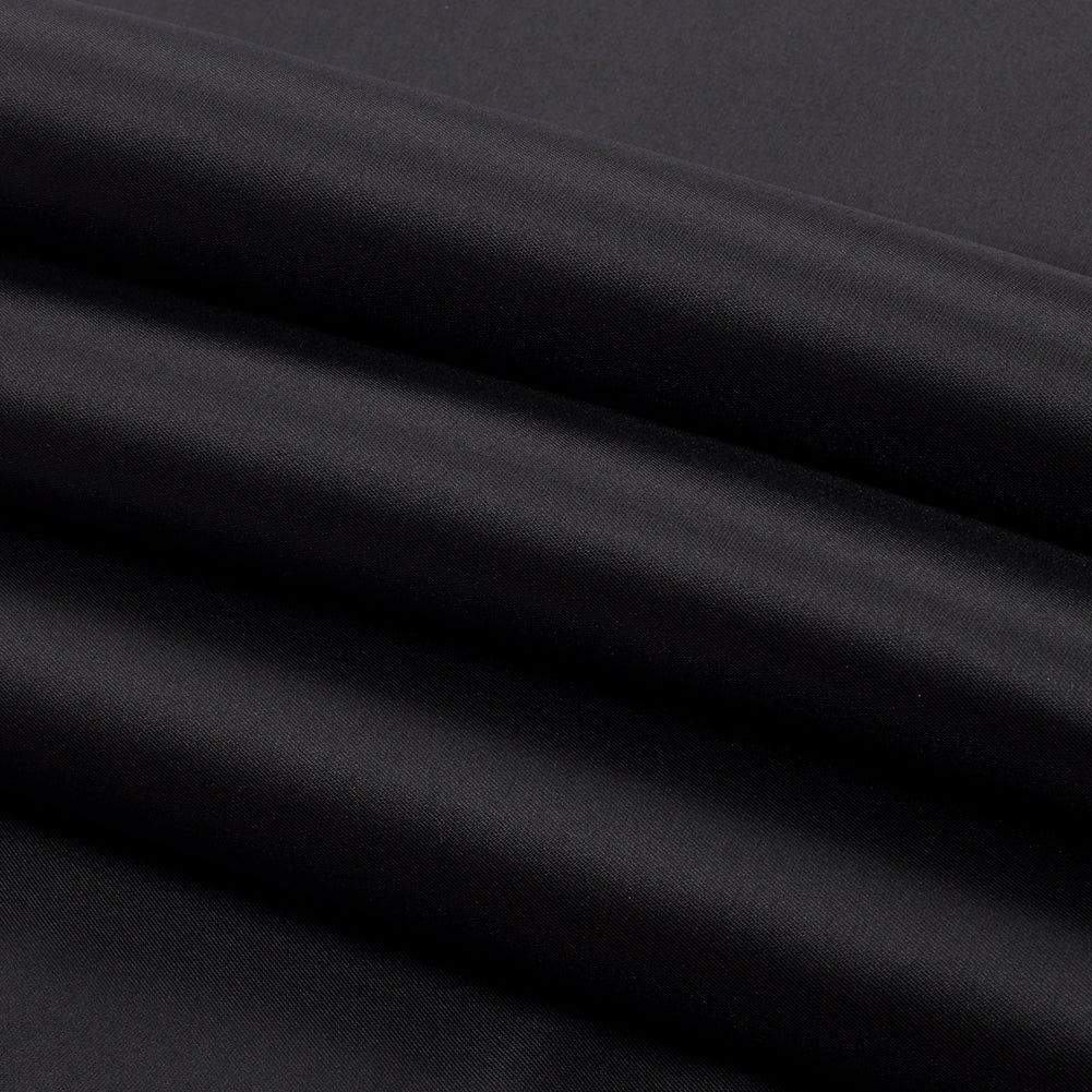 Polyester Mikado - Black - Nicolette Collection Polyester Mikado - Black - Nicolette Collection