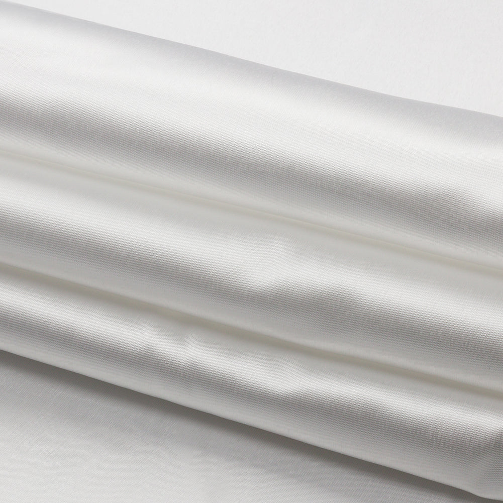 Polyester Mikado - White - Nicolette Collection Polyester Mikado - White - Nicolette Collection