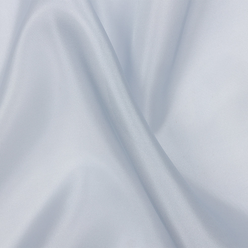 Polyester Twill Organdy - Shimmering Dusty Blue - Quinn Collection Polyester Twill Organdy - Shimmering Dusty Blue - Quinn Collection