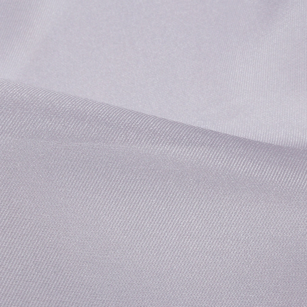 Polyester Twill Organdy - Shimmering Silver - Quinn Collection - Detail Polyester Twill Organdy - Shimmering Silver - Quinn Collection - Detail