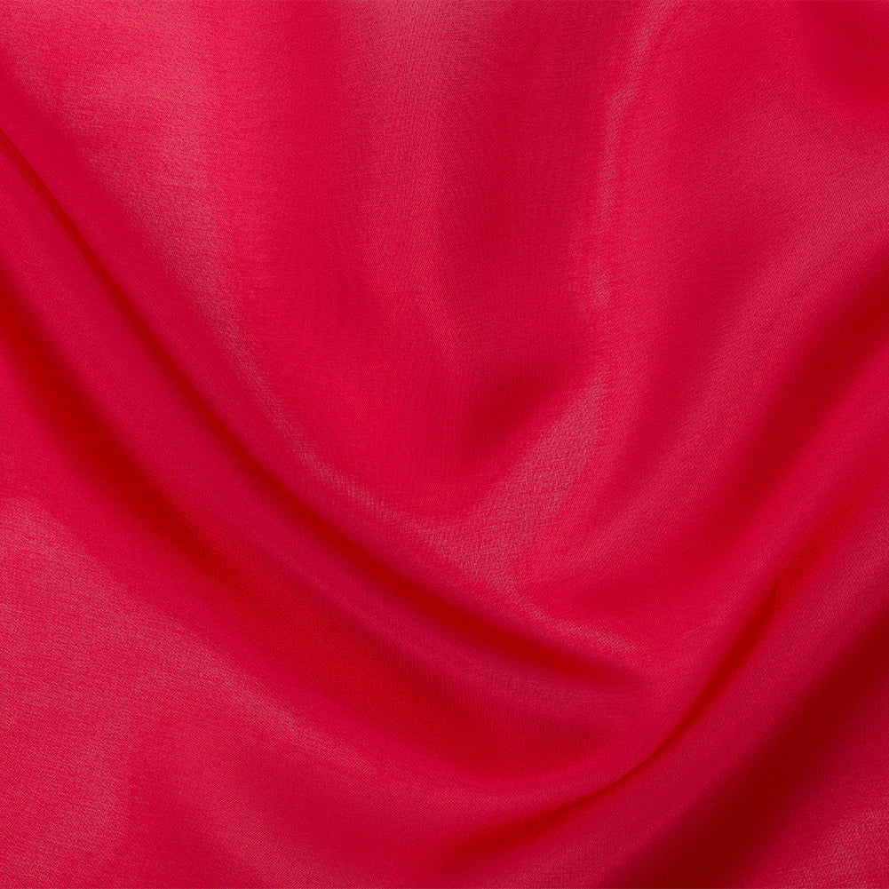 Polyester Twill Organdy - Shimmering Red - Quinn Collection Polyester Twill Organdy - Shimmering Red - Quinn Collection