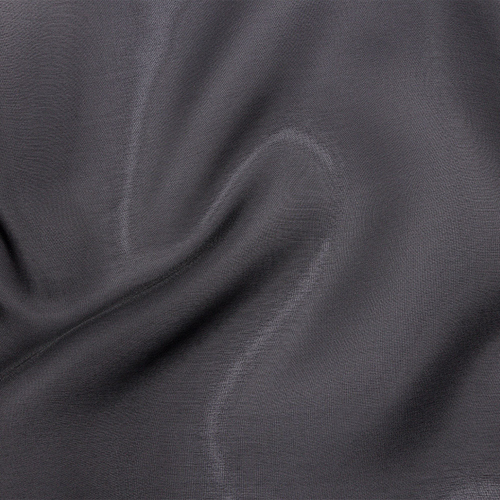 Polyester Twill Organdy - Shimmering Black - Quinn Collection Polyester Twill Organdy - Shimmering Black - Quinn Collection