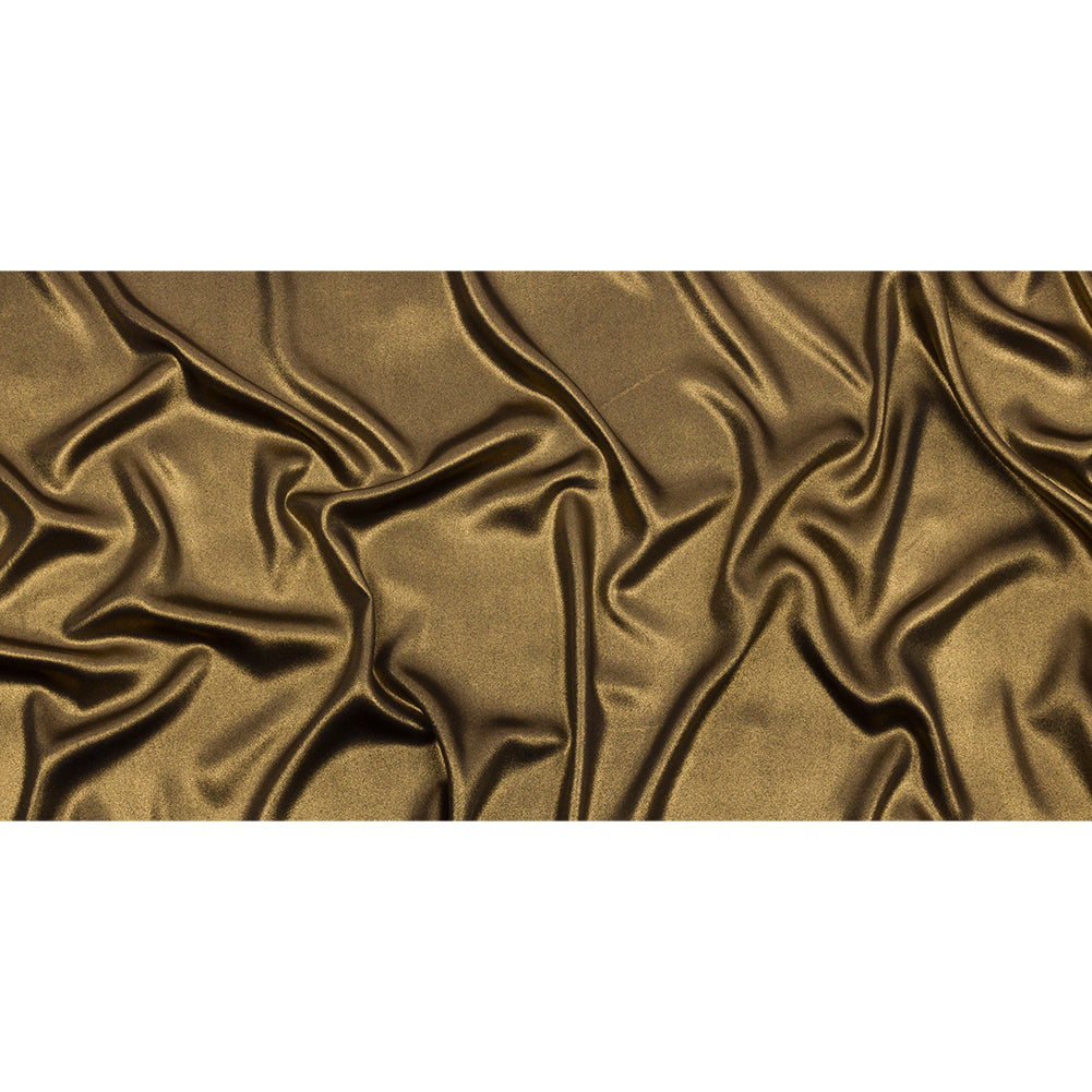 Ultra-Smooth Polyester Georgette with Foiling - Black and Gold - Valeria Collection - Full Ultra-Smooth Polyester Georgette with Foiling - Black and Gold - Valeria Collection - Full