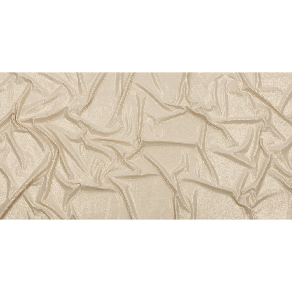 Foiled ITY Interlock Knit - Sand and Gold - Gaby Collection Foiled ITY Interlock Knit - Sand and Gold - Gaby Collection