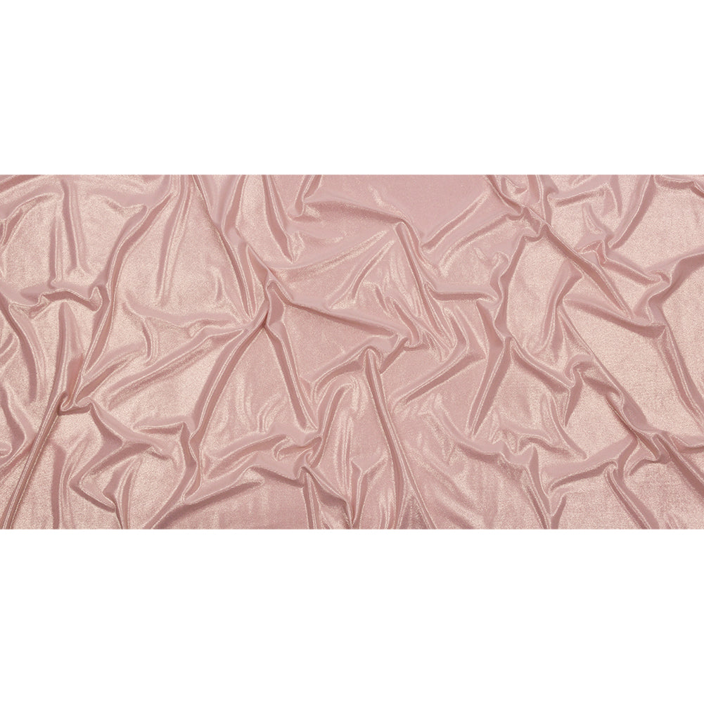 Foiled ITY Interlock Knit - Pink and Gold - Gaby Collection Foiled ITY Interlock Knit - Pink and Gold - Gaby Collection