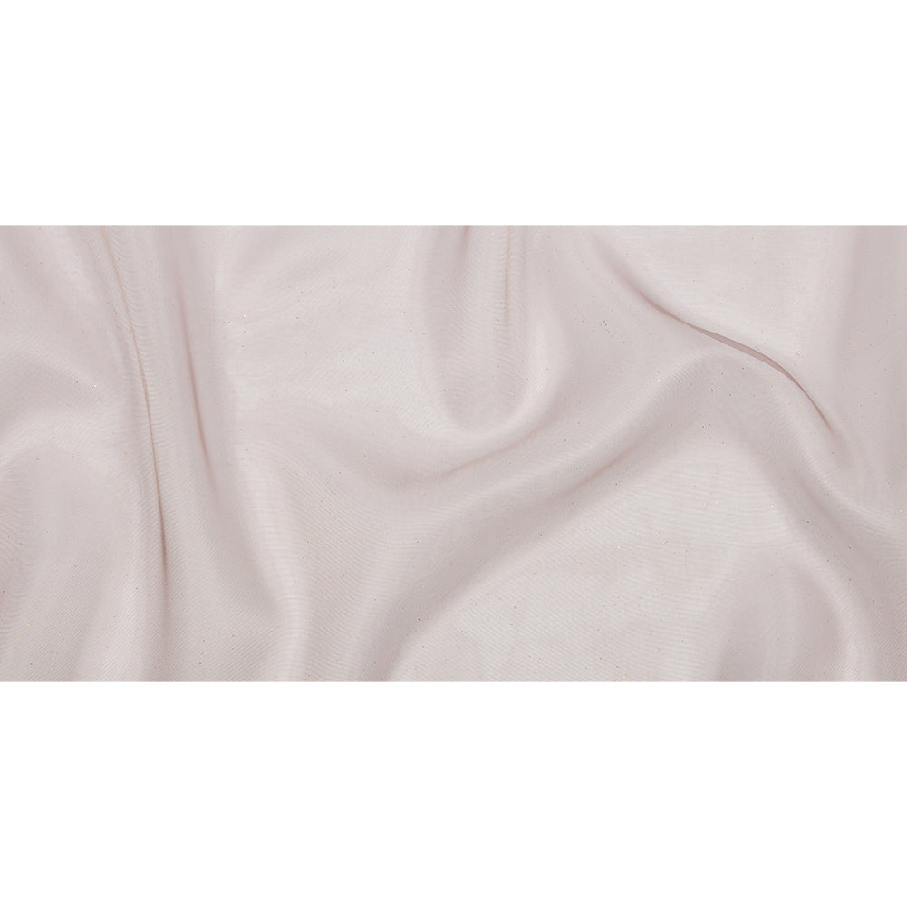 Polyester Mesh Organza with Gold Glitter - Stone - Starlight Collection - Full Polyester Mesh Organza with Gold Glitter - Stone - Starlight Collection - Full