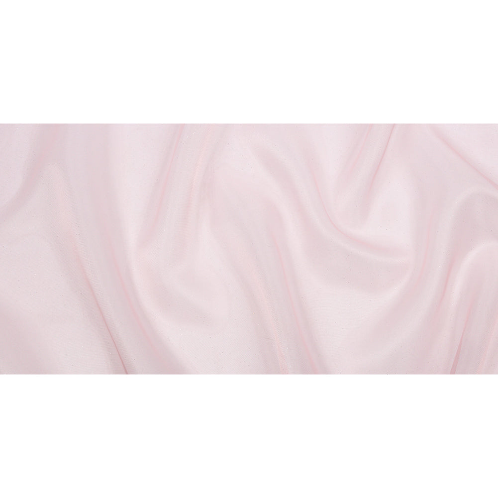 Polyester Mesh Organza with Silver Glitter - Baby Pink - Starlight Collection Polyester Mesh Organza with Silver Glitter - Baby Pink - Starlight Collection