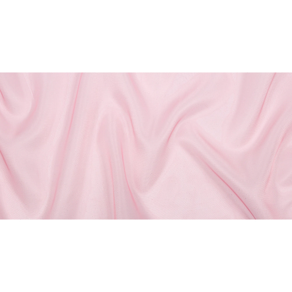 Polyester Mesh Organza with Silver Glitter - Bubblegum - Starlight Collection - Full Polyester Mesh Organza with Silver Glitter - Bubblegum - Starlight Collection - Full