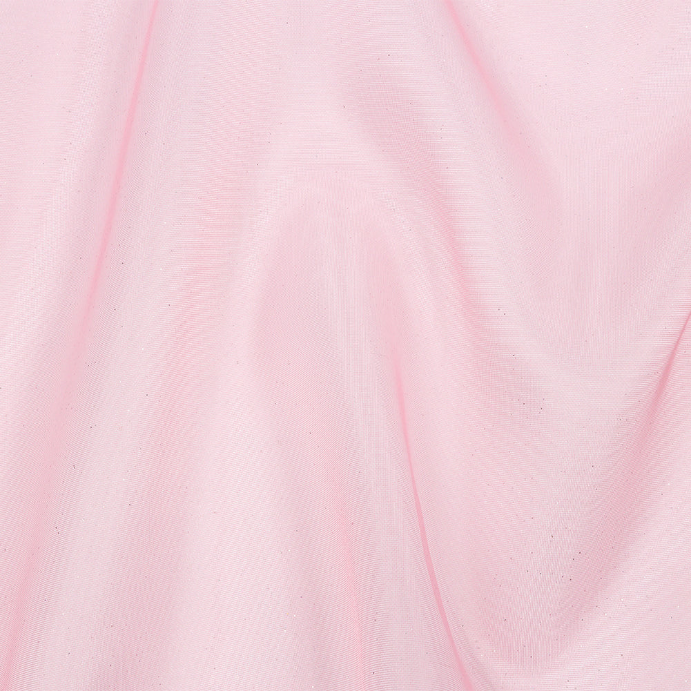 Polyester Mesh Organza with Silver Glitter - Bubblegum - Starlight Collection Polyester Mesh Organza with Silver Glitter - Bubblegum - Starlight Collection