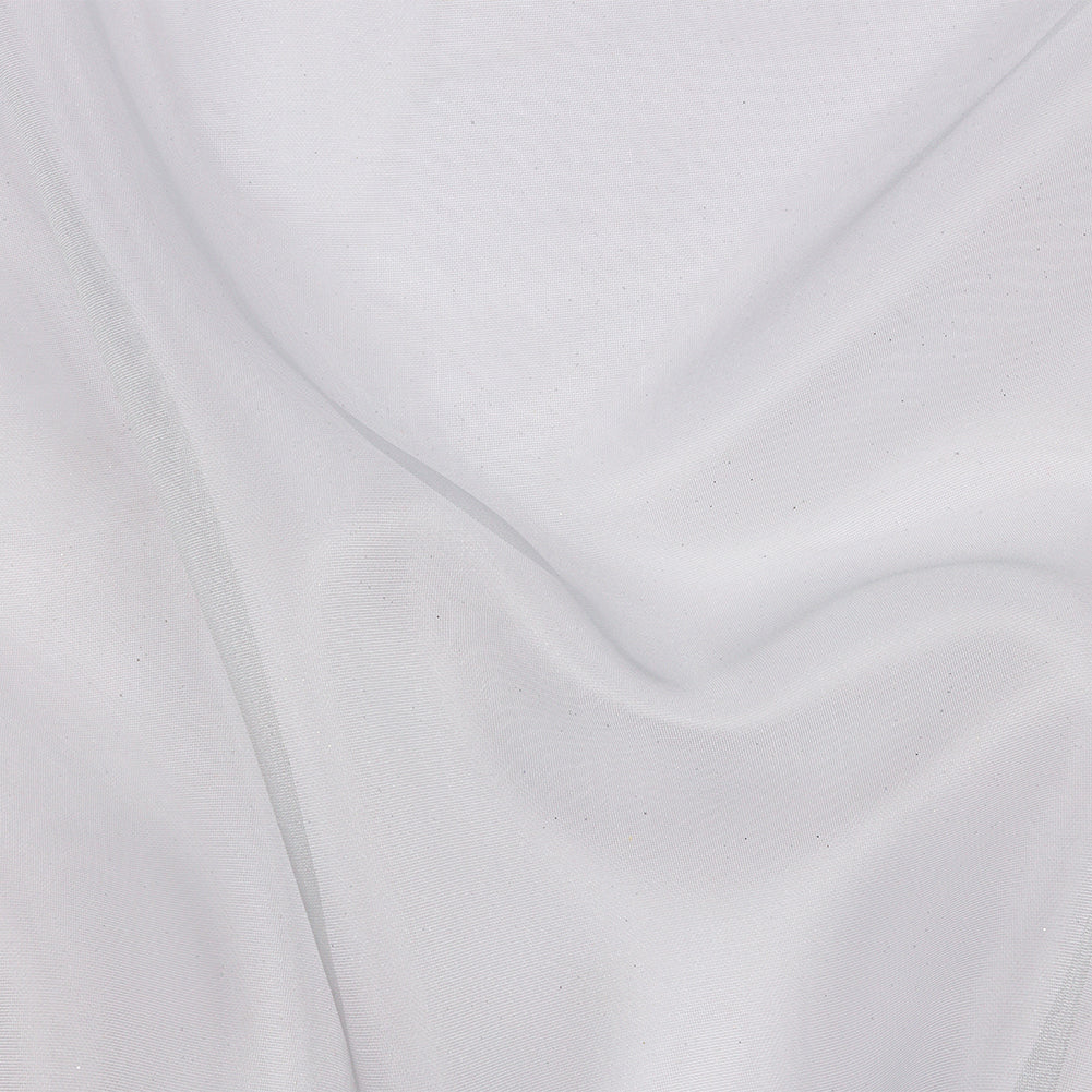 Polyester Mesh Organza with Silver Glitter - Pale Blue - Starlight Collection Polyester Mesh Organza with Silver Glitter - Pale Blue - Starlight Collection
