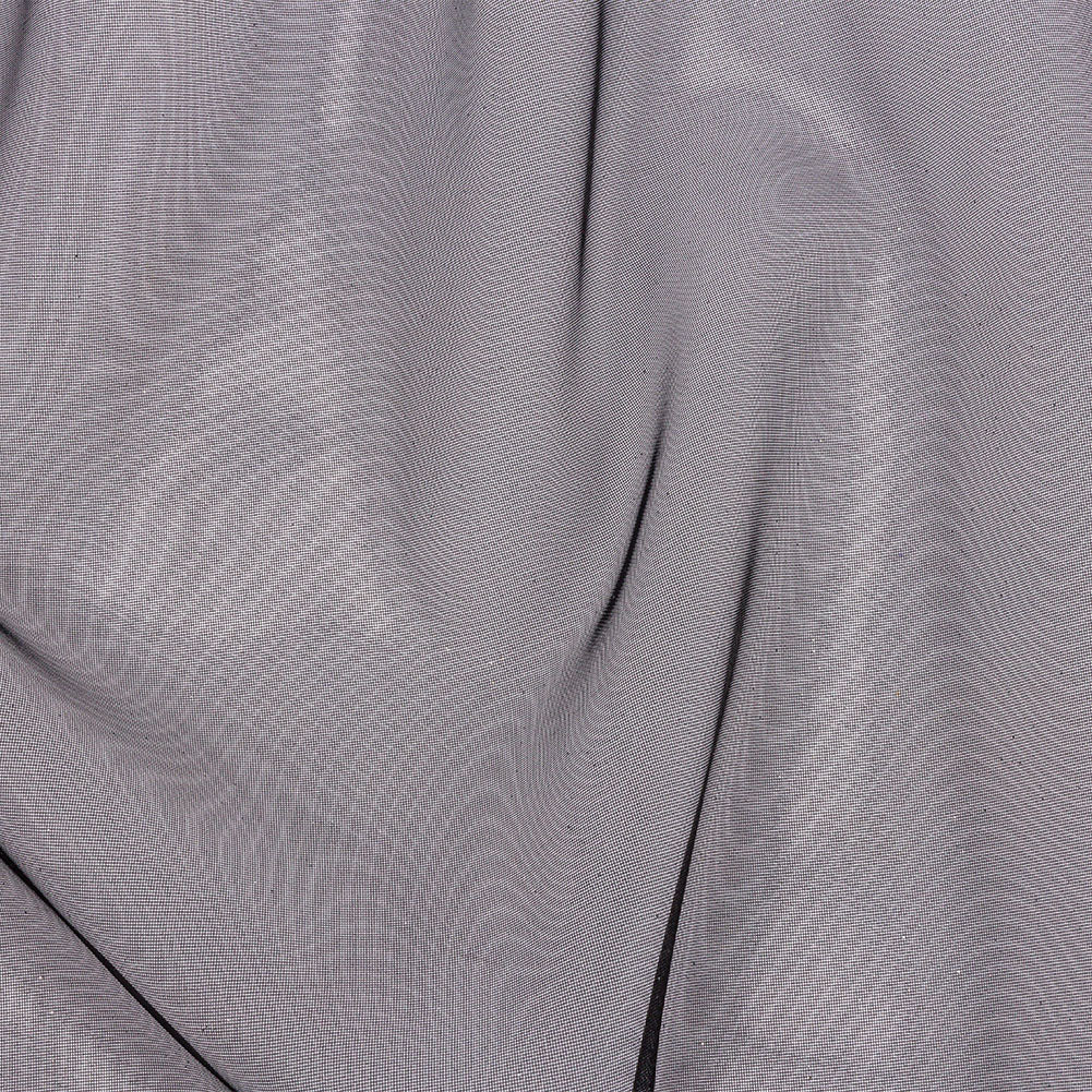 Polyester Mesh Organza with Silver Glitter - Black - Starlight Collection Polyester Mesh Organza with Silver Glitter - Black - Starlight Collection