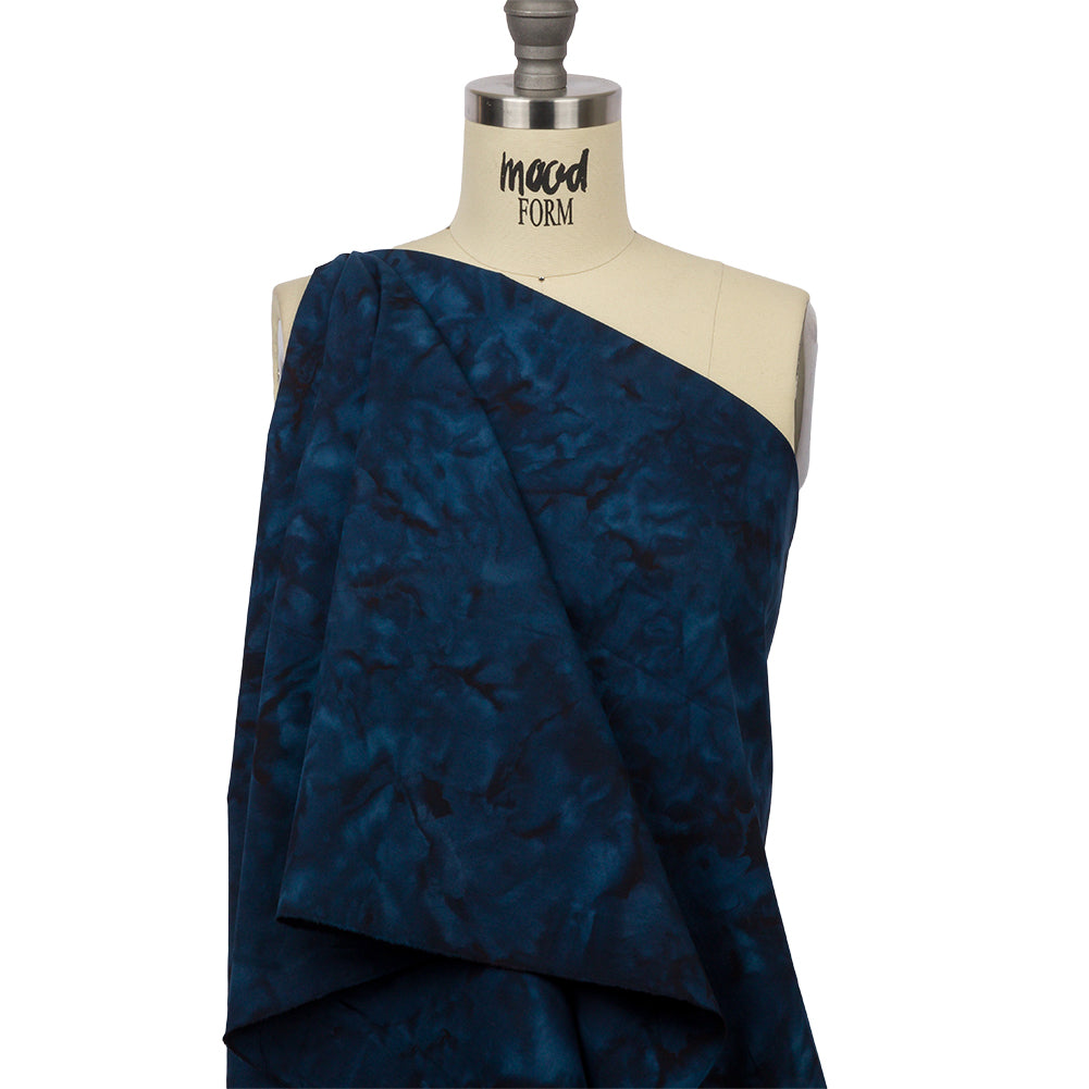 Island Batiks Foundation Basics Navy Abstract Quilting Cotton Island Batiks Foundation Basics Navy Abstract Quilting Cotton