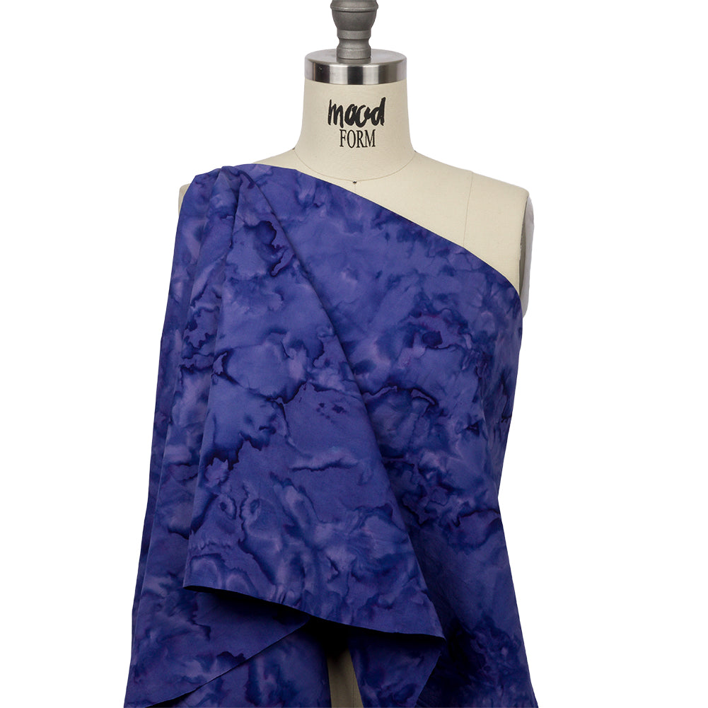 Island Batiks Foundation Basics Blurple Abstract Quilting Cotton Island Batiks Foundation Basics Blurple Abstract Quilting Cotton